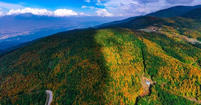 Kartepe sonbaharda güzelliğiyle mest ediyor