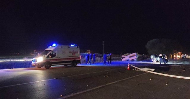 Konya&#039;da trafik kazası: 1 ölü, 2 yaralı