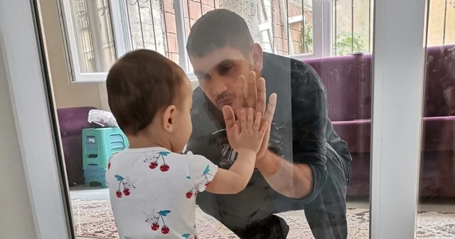 Koronanın ayırdığı baba-kız kavuştu