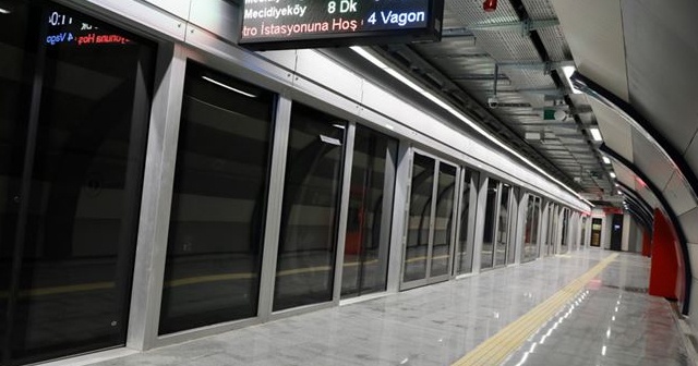 Mecidiyeköy-Mahmutbey Metro Hattının deneme sürüşü tamamlandı