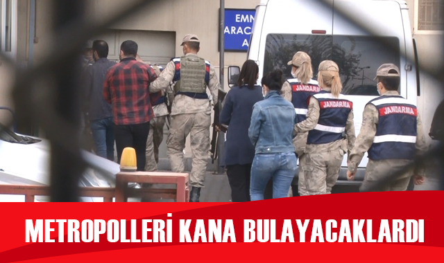 Metropollerde eylem hazırlığında olan 5 terörist yakalandı