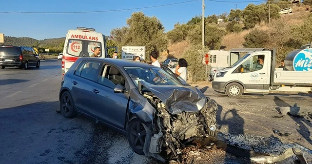 Milas-Bodrum karayolunda kaza: 1 yaralı