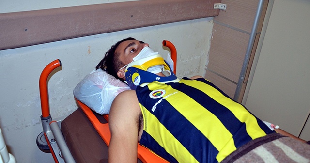 Milli atlet İbrahim Karateker&#039;e otomobil çarptı