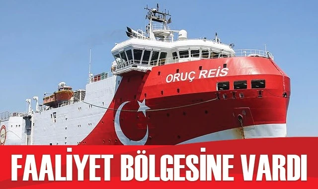Oruç Reis faaliyet göstereceği bölgede!