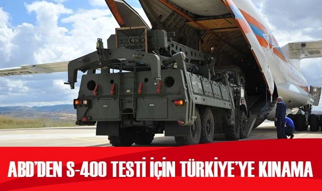 Pentagon'dan S-400 testi için Türkiye'ye kınama