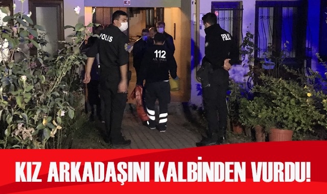 Polisi gören şahıs, önce kız arkadaşını vurdu!