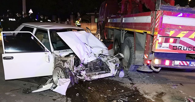 Polisten kaçarken kaza yapan sürücü hayatını kaybetti