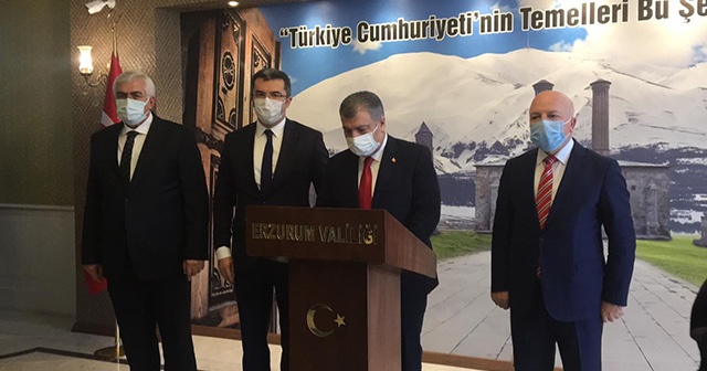 Sağlık Bakanı Koca Erzurum’da