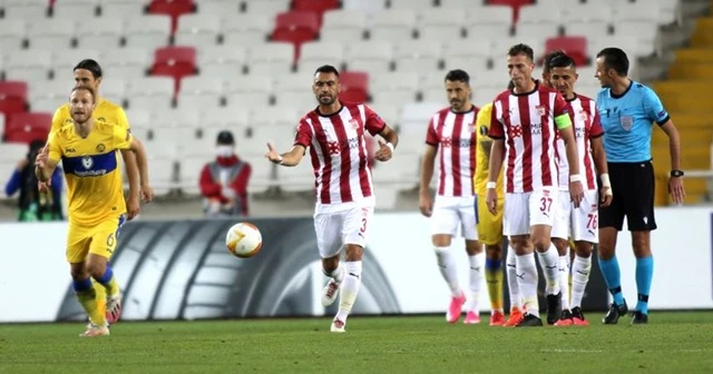 Sivasspor&#039;un yüzü Avrupa&#039;da gülmedi