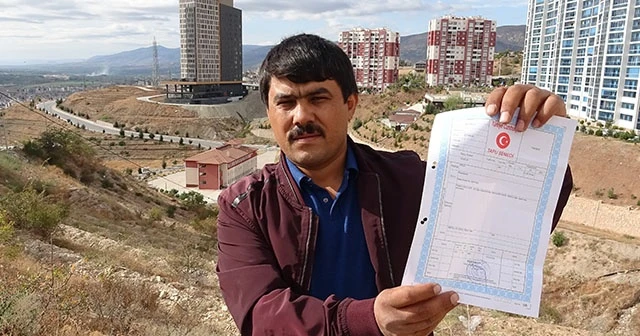 Tapuda yapılan hatayı fırsata çevirdi, kendine ait olmayan araziyi sattı