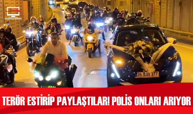 Terör estirip paylaştılar! Polis onları arıyor