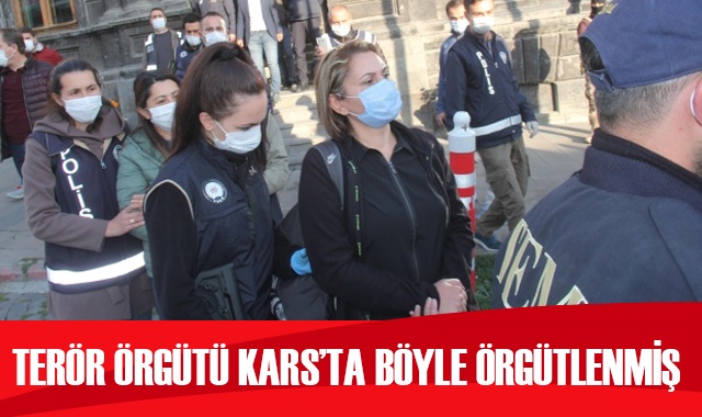 Terör örgütü Kars’ta böyle örgütlenmiş