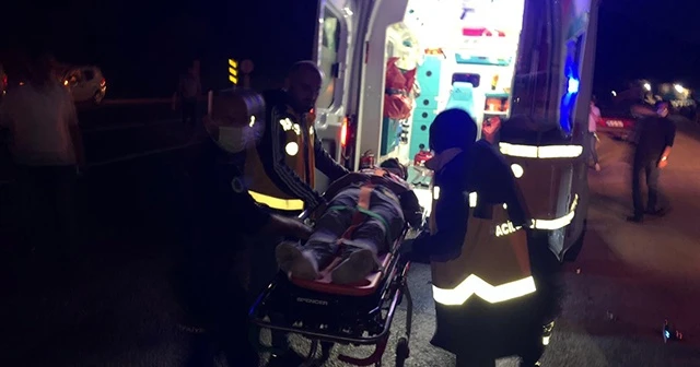 Ters yöne giren araç kazaya sebep oldu: 4 yaralı