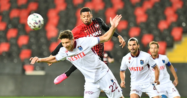 Trabzonspor deplasmanda Gaziantep FK ile 1-1 berabere kaldı