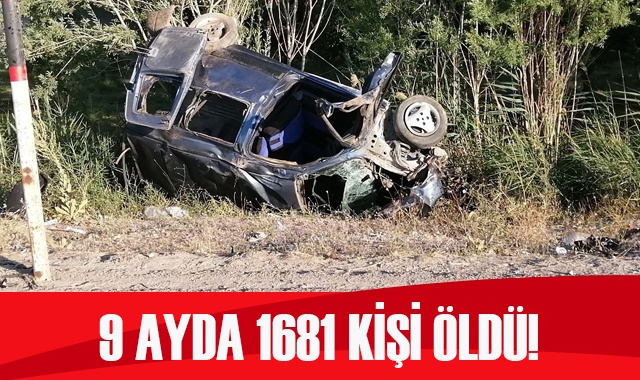 Trafik canavarı 9 ayda hiç durmadı!