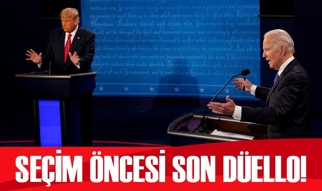 Trump ve Bıden son kez karşı karşıya geldi