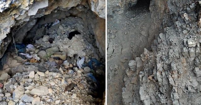 Tunceli’de teröristlerin kullandığı 1 mağara ve 1 sığınak imha edildi