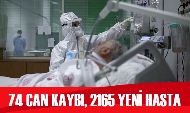Türkiye’de koronavirüste son durum: 2165 yeni hasta, 74 can kaybı
