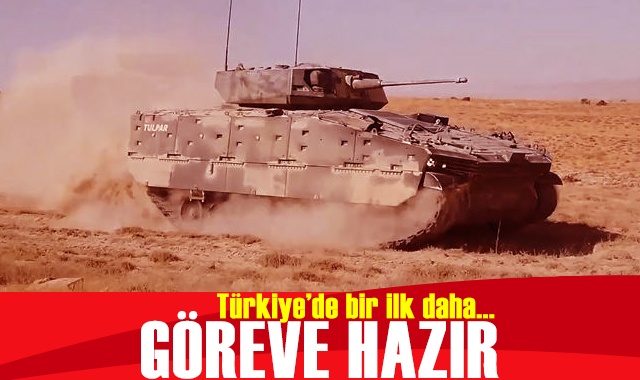 Türkiye&#039;nin yeni zırhlısı Tulpar göreve hazır