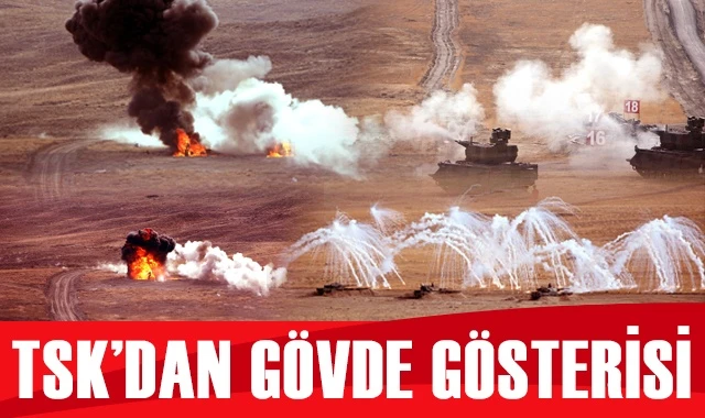Yerli silahlar ilk kez kullanıldı, hedefler nokta atışıyla vuruldu!