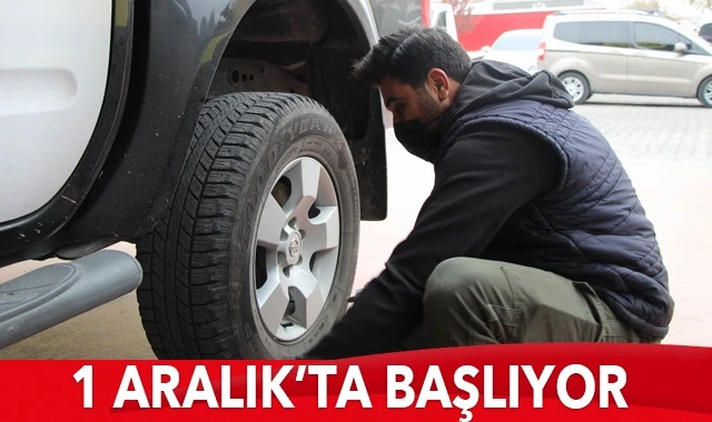 1 Aralık’ta kış lastiği uygulaması başlıyor