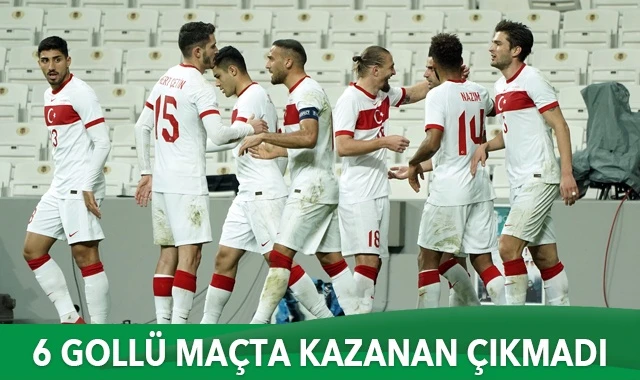 6 gollü maçta kazanan yok