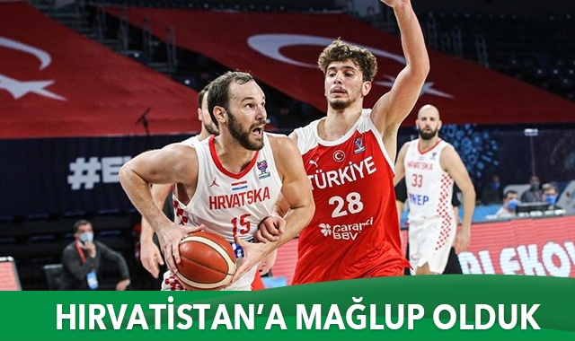 A Milli Erkek Basketbol Takımı Hırvatistan&#039;a 79-62 yenildi