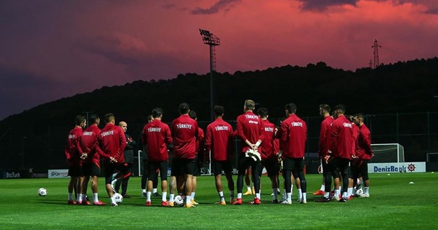 A Milli Futbol Takımı, Hırvatistan maçı hazırlıklarını tamamladı