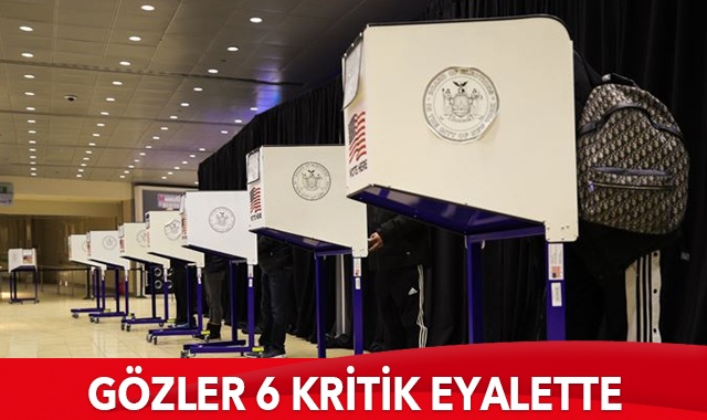 ABD&#039;deki başkanlık seçim sonuçları için gözler 6 kritik eyalette