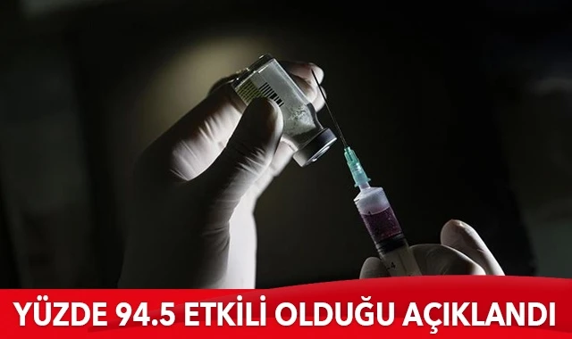 ABD’li ilaç şirketi Moderna, koronavirüs aşısının yüzde 94.5 etkili olduğu açıklandı