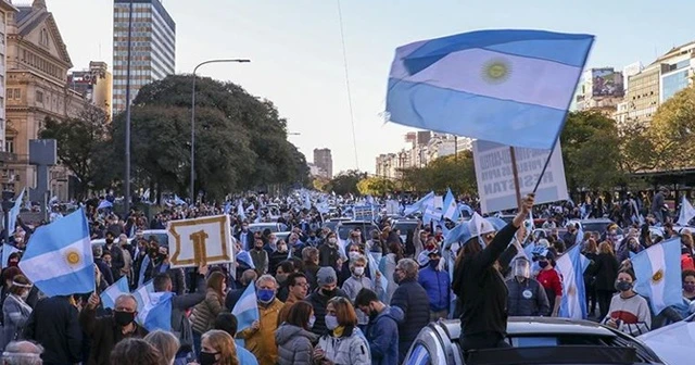 Arjantin'de hükümet karşıtı gösteriler