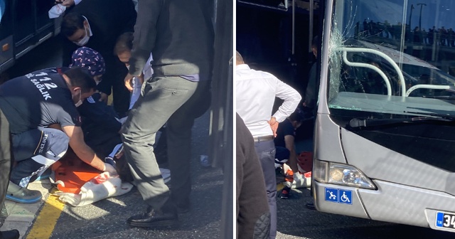 Avcılar&#039;da metrobüs bir yayaya çarptı