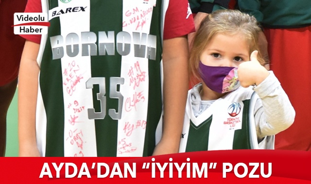 Ayda&#039;dan basketbol sahasında &#039;iyiyim&#039; pozu