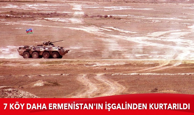 Azerbaycan ordusu, 7 köyü daha Ermenistan'ın işgalinden kurtardı