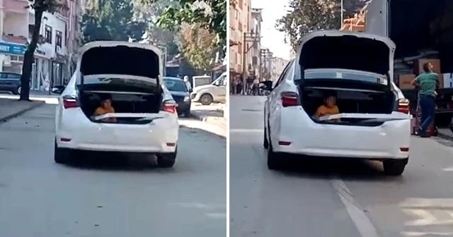 Bagajdaki çocuğu görenler şok oldu