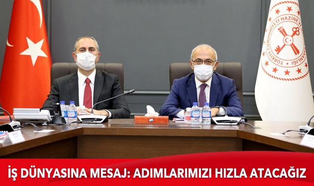 Bakan Elvan: Adalet Bakanımız Abdulhamit Gül ile bir araya geldik