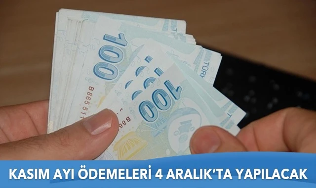 İşsizlik ve kısa çalışma ödemeleri 4 Aralık'ta yapılacak