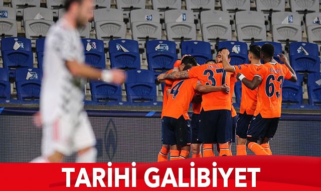 Başakşehir sahasında Manchester United&#039;ı 2-1 mağlup etti