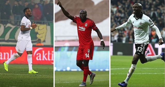 Beşiktaş'ın gol yükü Larin, Aboubakar ve Atiba'da