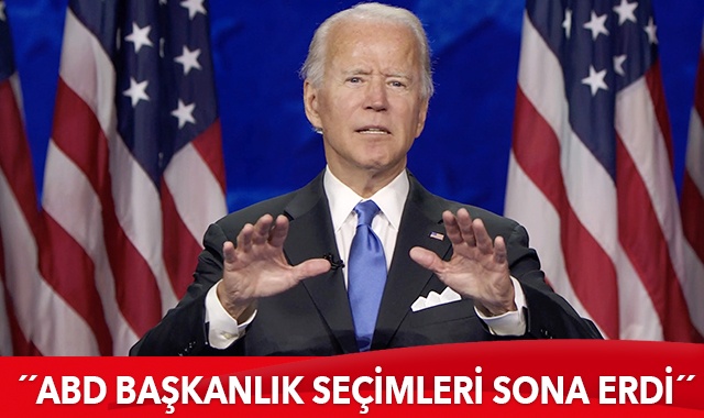 Biden: ABD başkanlık seçimleri sona erdi