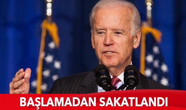 Biden başlamadan sakatlandı