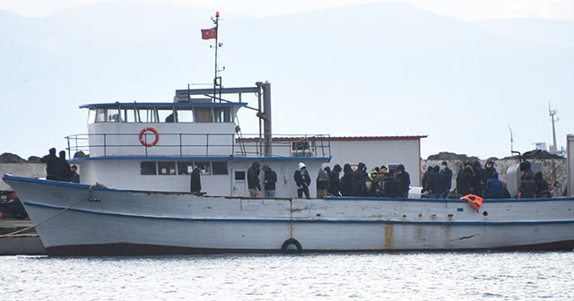 Bu tekneden 115 göçmen çıktı