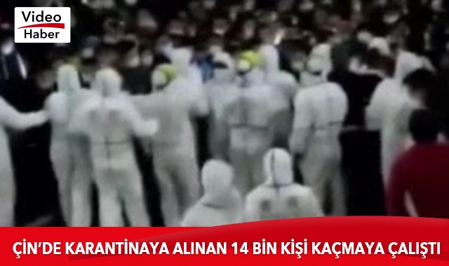 Çin’deki havalimanında karantinaya alınan 14 bin kişi kaçmaya çalıştı