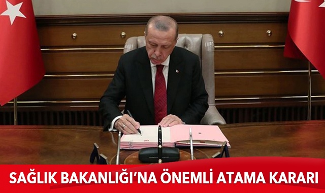 Cumhurbaşkanı Erdoğan imzaladı: Sağlık Bakan Yardımcısı Güven&#039;in yerine, Aydın atandı