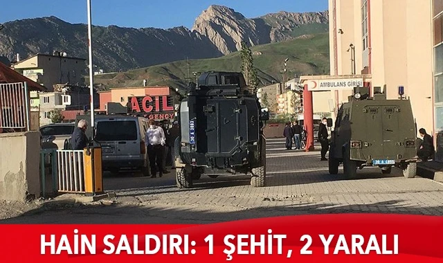 Derecik’te hain saldırı: 1 şehit, 2 yaralı