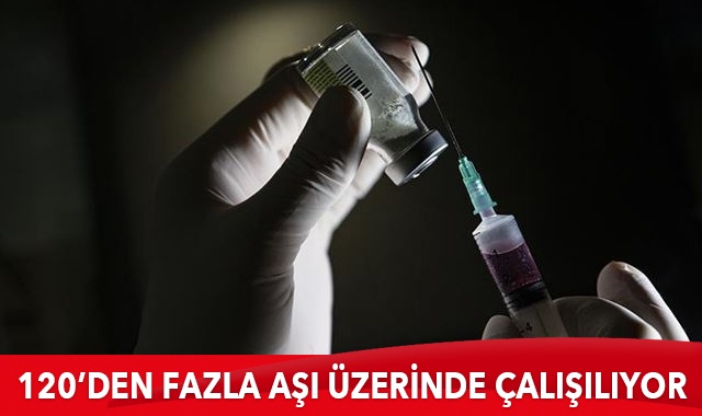 Dünyada Kovid-19&#039;a karşı 120&#039;den fazla aşı üzerinde çalışılıyor