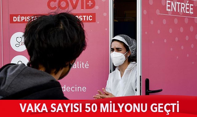 Dünyada Kovid-19 vaka sayısı 50 milyonu geçti