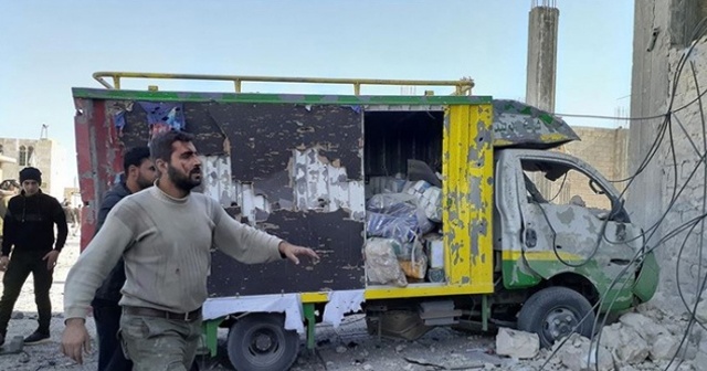 El Bab&#039;da bombalı terör saldırısı: 5 ölü 18 yaralı