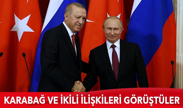 Erdoğan ve Putin Dağlık Karabağ&#039;ı görüştü