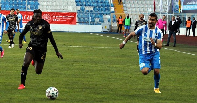 Erzurumspor ile Göztepe puanları paylaştı